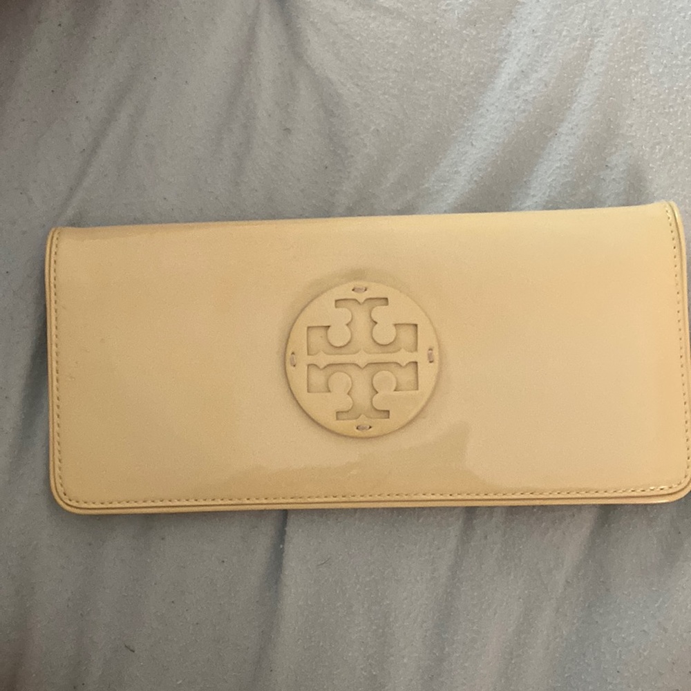 Tory Burch Cream Clutch